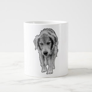 Christmas Morgen Retriever Mischling Jumbo-Tasse