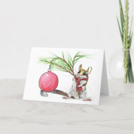 Christmas Mouse Blank Feiertagskarte