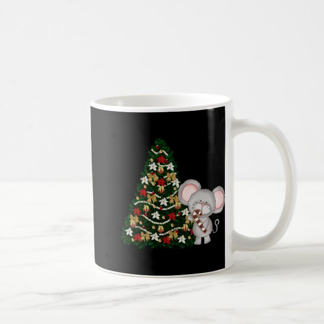 Christmas Mouse T Shirt  Kaffeetasse (Rechts)