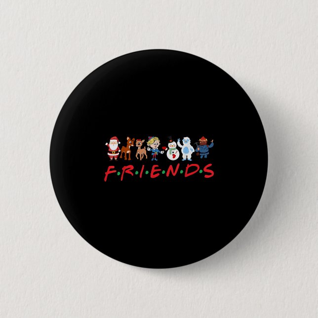 Christmas Movie Character Costume Kids Friends Chr Button (Vorderseite)