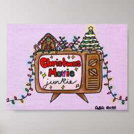 Christmas Movie Junkie 2025 - 5x7 Poster