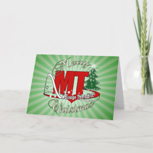 CHRISTMAS MT Massagetherapeut Feiertagskarte
