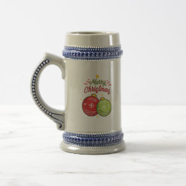 Christmas mug bierglas