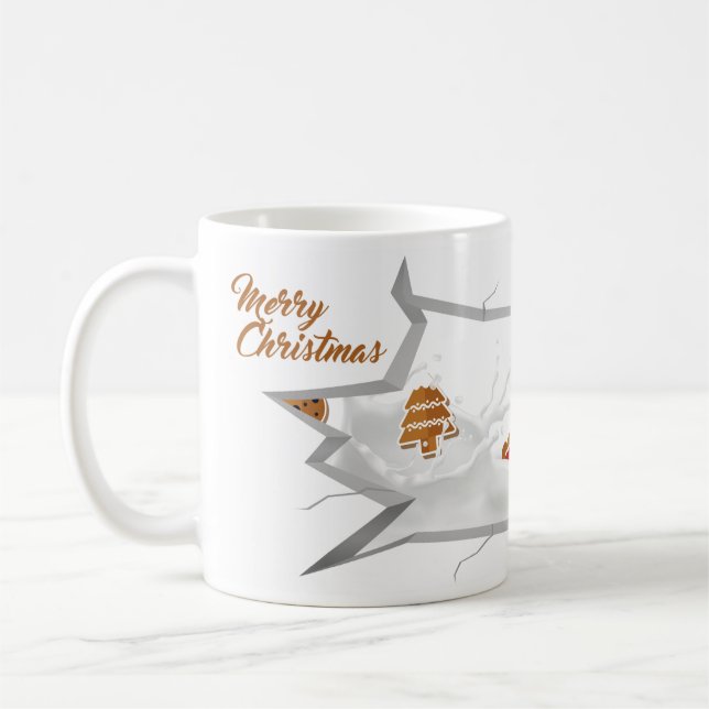 Christmas mug Cookies and Milk Kaffeetasse (Links)