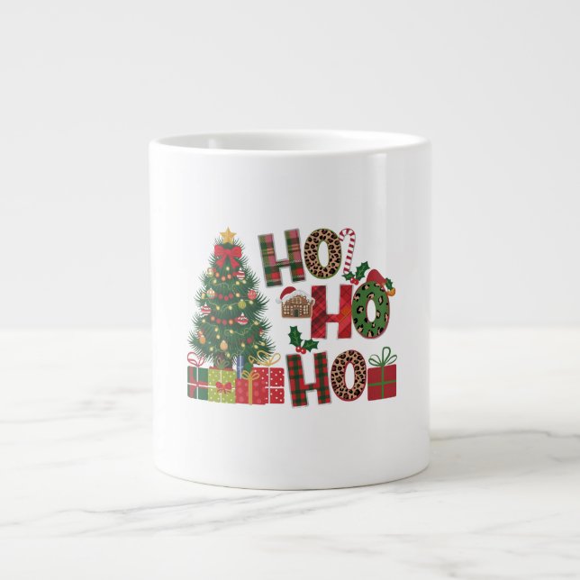 Christmas Mug | Festive Holiday Coffee Cup by Kali Jumbo-Tasse (Vorderseite)