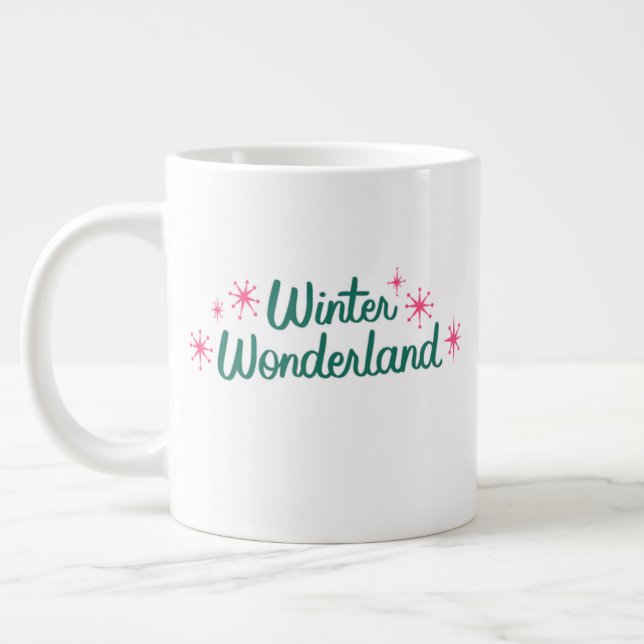 Christmas Mug – Sweet Holiday Cocoa & Coffee Cup Jumbo-Tasse (Links)
