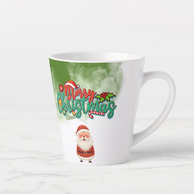 Christmas Mug with Santa – Merry Christmas Milchtasse (Rechts)