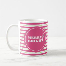 Christmas Mugs Trendy Pink and Green Kaffeetasse