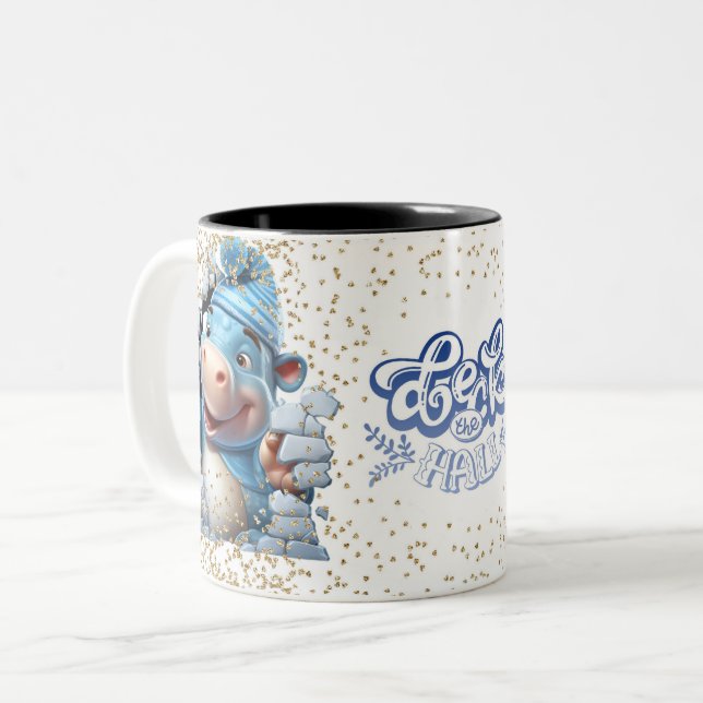 Christmas Mugs Wird Merry Christmas Mug Wird Chris Zweifarbige Tasse (Vorderseite Links)