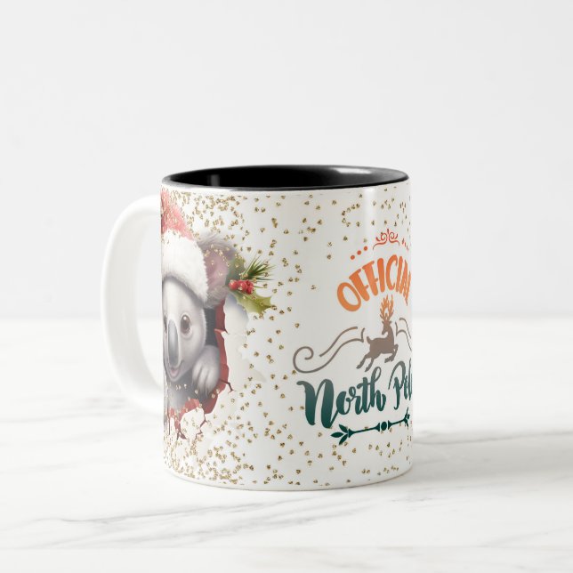 Christmas Mugs Wird Merry Christmas Mug Wird Chris Zweifarbige Tasse (Vorderseite Links)
