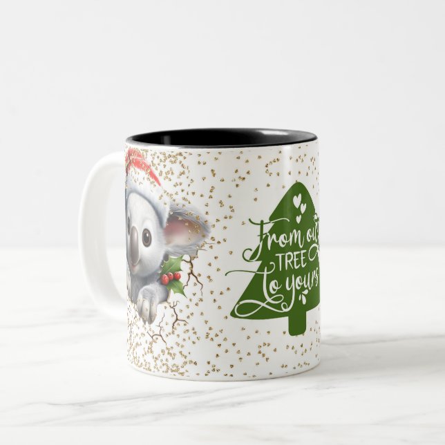 Christmas Mugs Wird Merry Christmas Mug Wird Chris Zweifarbige Tasse (Vorderseite Links)