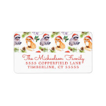 Christmas | Muster für Niedliche Waldtiere