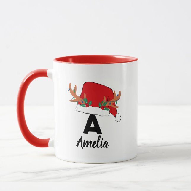 Christmas Name Personalized Tasse (Links)