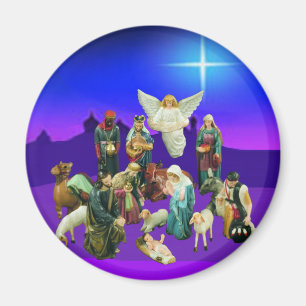 Christmas Nativaty Scene Magnet