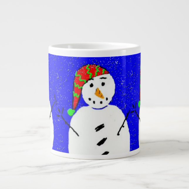 CHRISTMAS-NEUES JAHR DER EVE-TASSE Jumbo-Tasse (Vorderseite)