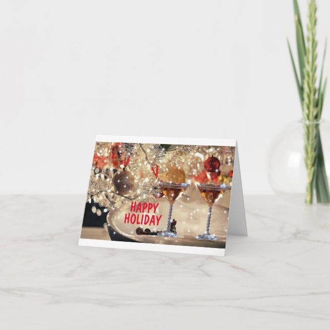 CHRISTMAS/NEUJAHRESKLEINER UND KREDITINNEN KARTE (Vorderseite)