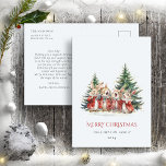 Christmas Niedlich Funny Bunnies Baby Red Green Postkarte<br><div class="desc">Weihnachten Niedlich Funny Bunnies Baby Red Green Postcard. Die Urlaubspostkarte mit schönen Weihnachtsbildern für Kinder. Niedliche lustige Bbunnies werden dir helfen,  ein echtes Weihnachtsmärchen zu erschaffen. Ihre Kinder werden begeistert sein.</div>