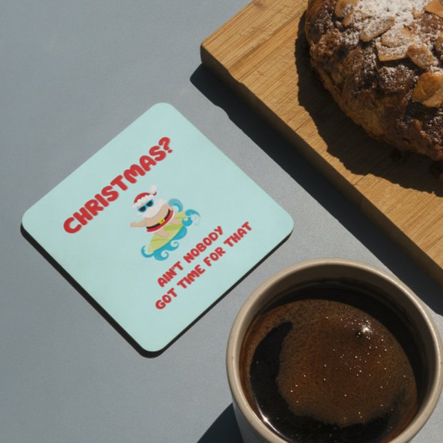 Christmas? Niemand Got Zeit für diesen Witz Getränkeuntersetzer (Von Creator hochgeladen)