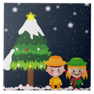 CHRISTMAS NIGHT FLIESE