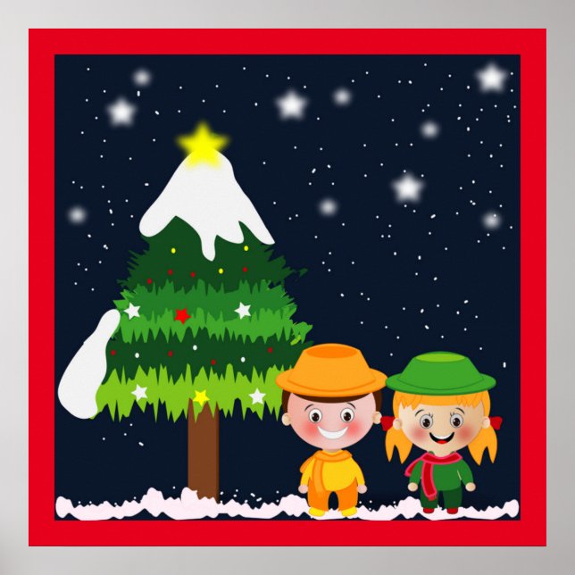 CHRISTMAS NIGHT POSTER (Vorne)