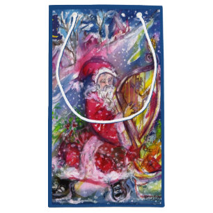 CHRISTMAS NIGHT /SANTA CLAUS SPIELHARP KLEINE GESCHENKTÜTE
