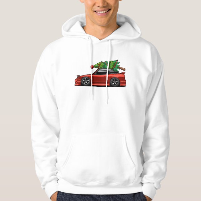 Christmas Nissan 180sx Hoodie (Vorderseite)