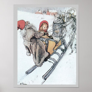 Christmas Nisse und Kirsti Poster