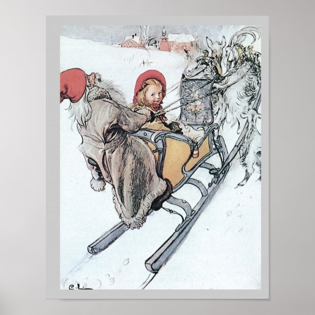 Christmas Nisse und Kirsti Poster (Vorne)