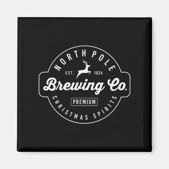 Christmas North Le Brewing Beer Holiday Season  Magnet (Vorne)