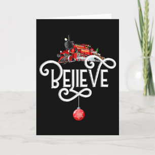 Christmas North Pole Polar Express All Abroad Xmas Karte