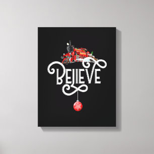 Christmas North Pole Polar Express All Abroad Xmas Leinwanddruck