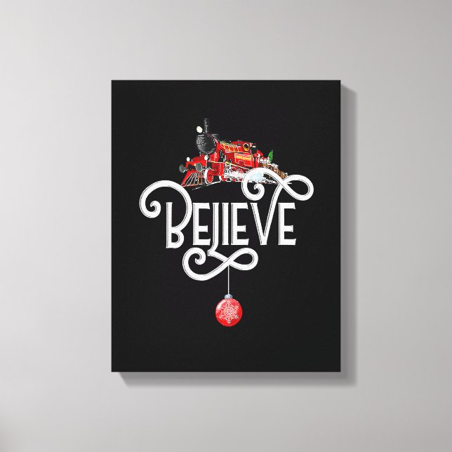 Christmas North Pole Polar Express All Abroad Xmas Leinwanddruck (Vorderseite)