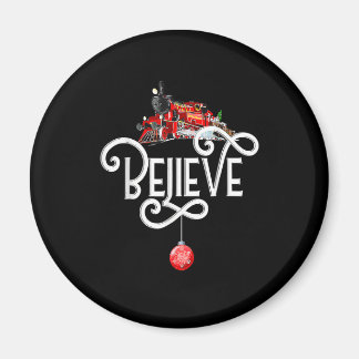 Christmas North Pole Polar Express All Abroad Xmas Magnet