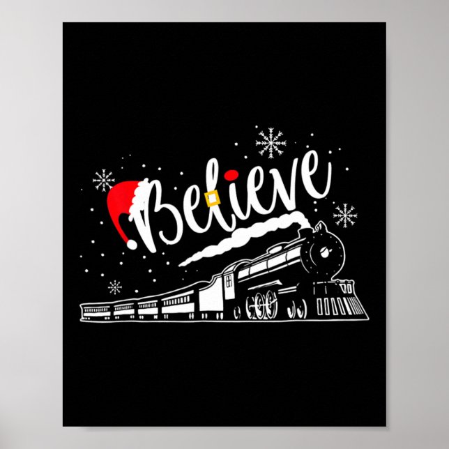 Christmas North Pole Polar Express All Abroad Xmas Poster (Vorne)