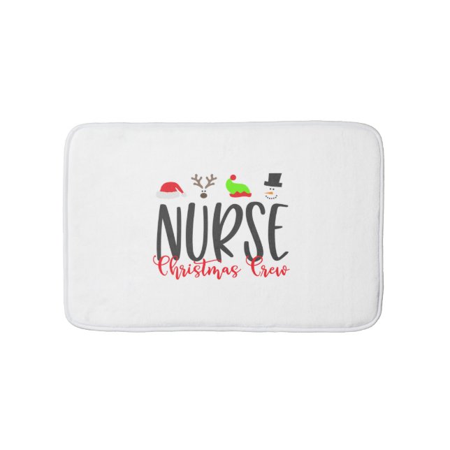 Christmas Nurse2 Badematte (Vorderseite)