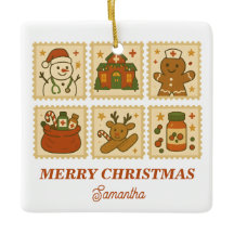 Christmas Nurse Collage | Holiday Keepake