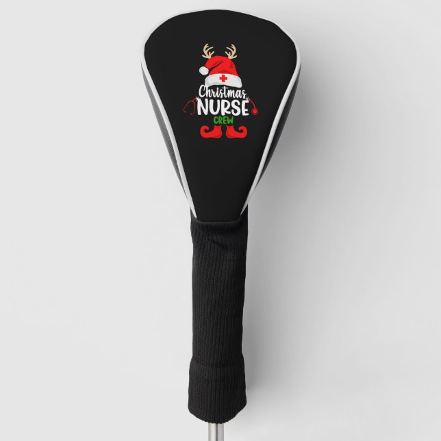 Christmas Nurse Crew Squad Golf Headcover (Vorderseite)
