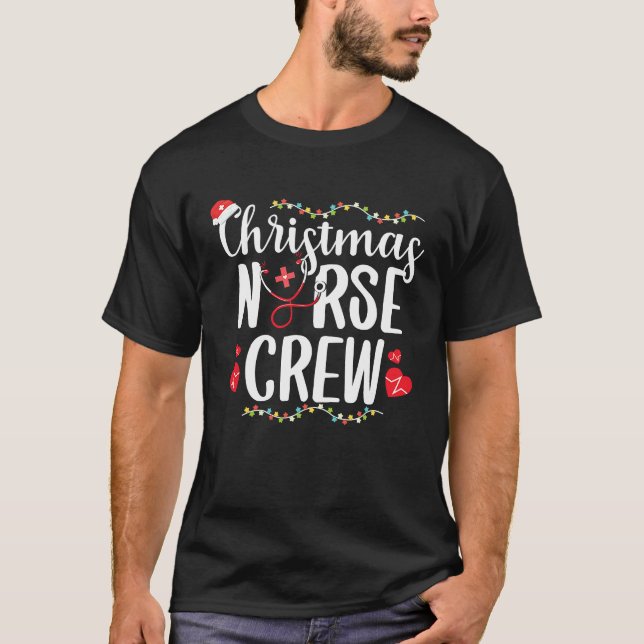Christmas Nurse Nursing School RN Nurse Practition T-Shirt (Vorderseite)