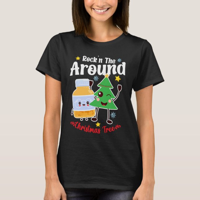 Christmas Nurse Roc'n Around The Christmas Tree NI T-Shirt (Vorderseite)