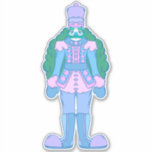 Christmas Nutcracker Aufkleber<br><div class="desc">Dieses bezaubernde Bild der digitalen Kunst zeigt einen zauberhaften, winterlichen Nusscracker. Der niedliche Nusscracker ist mit feinen Details geschmückt, darunter eine farbenfrohe Uniform, einen Regalhut und einen fröhlichen Ausdruck. Mit seinen rosigen Wangen und seinem skurrilen Design bringt dieser Nutcracker eine Touch von Urlaubscharme und Nostalgie. Das Kunstwerk spiegelt das Wesen...</div>