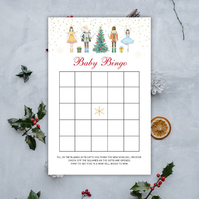 Christmas Nutcracker Baby Bingo Game (Von Creator hochgeladen)