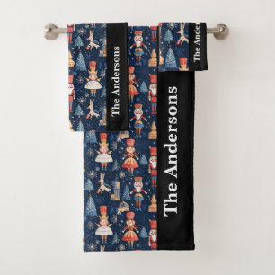 Christmas Nutcracker Badhandtuch Set