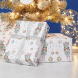Christmas Nutcracker & Ballerina Geschenkpapier<br><div class="desc">Aquarellweihe</div>