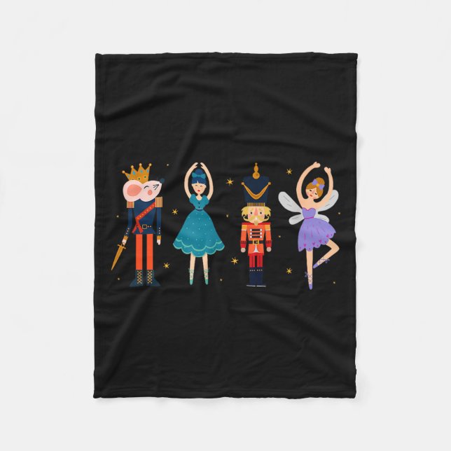 Christmas Nutcracker Ballet - Nutcracker  Fleecedecke (Vorderseite)