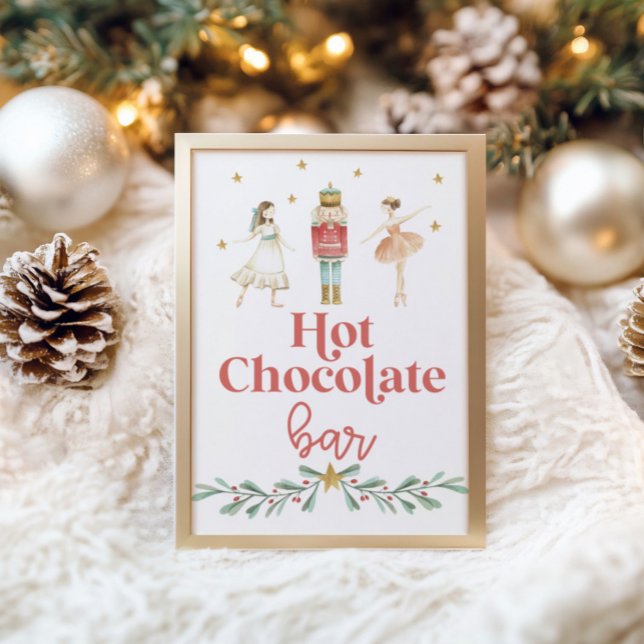 Christmas Nutcracker Hot Chocolate Bar Poster (Von Creator hochgeladen)