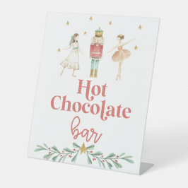 Christmas Nutcracker Hot Chocolate Bar Sockelschild