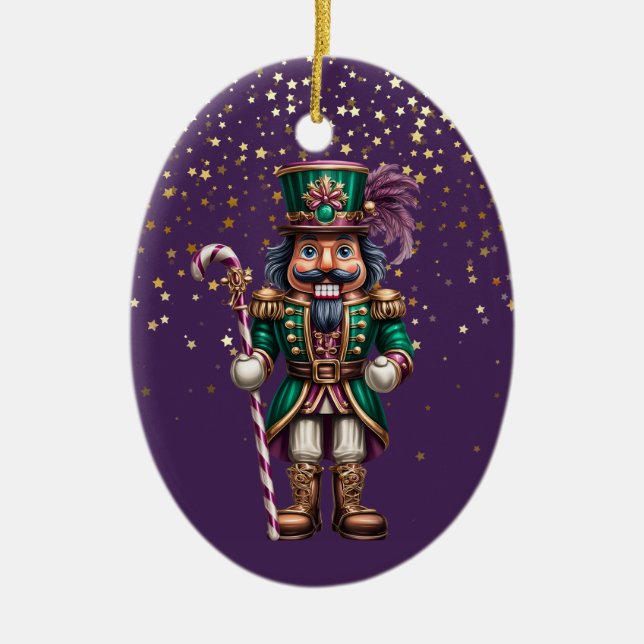 Christmas Nutcracker Keramik Ornament (Vorne)