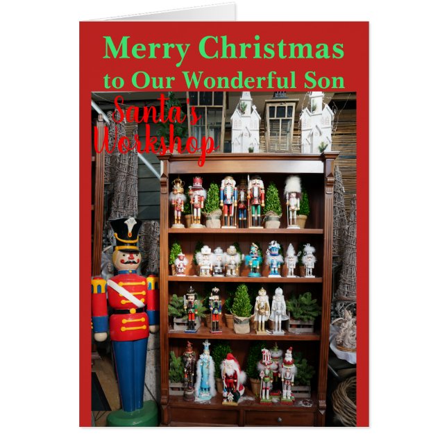 Christmas Nutcracker Son Card (Vorne)