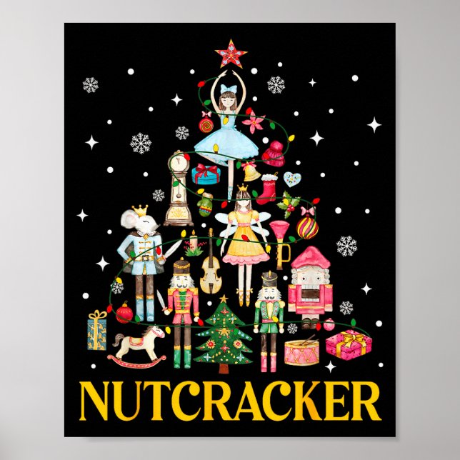 Christmas Nutcracker Squad Ballet Dance Women Kid  Poster (Vorne)