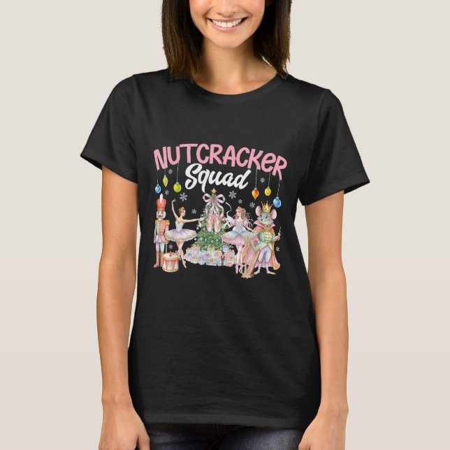 Christmas Nutcracker Squad Ballet Family Matching  T-Shirt (Vorderseite)